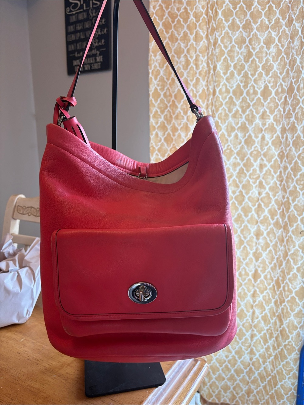 Coach 2012 Coral archive  Leather Bucket Shoulder Bag